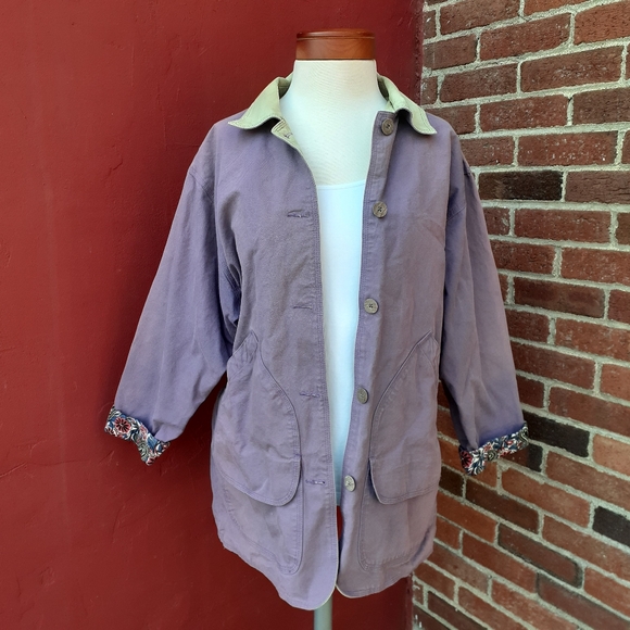 Vintage Woolrich Floral Lined Chore Barn Jacket - Picture 14 of 14